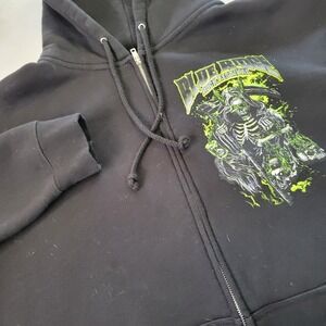Blue‎ Ridge Rock Festival XL Black Full Zip Hoodie Jacket Panera SlipKnot